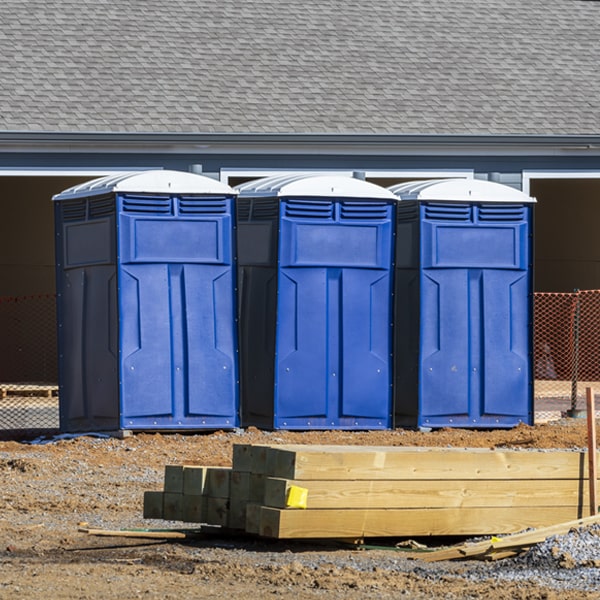 how do you dispose of waste after the portable toilets have been emptied in Canton